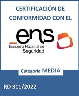 ENS · Categoría Media · RD 311/2022